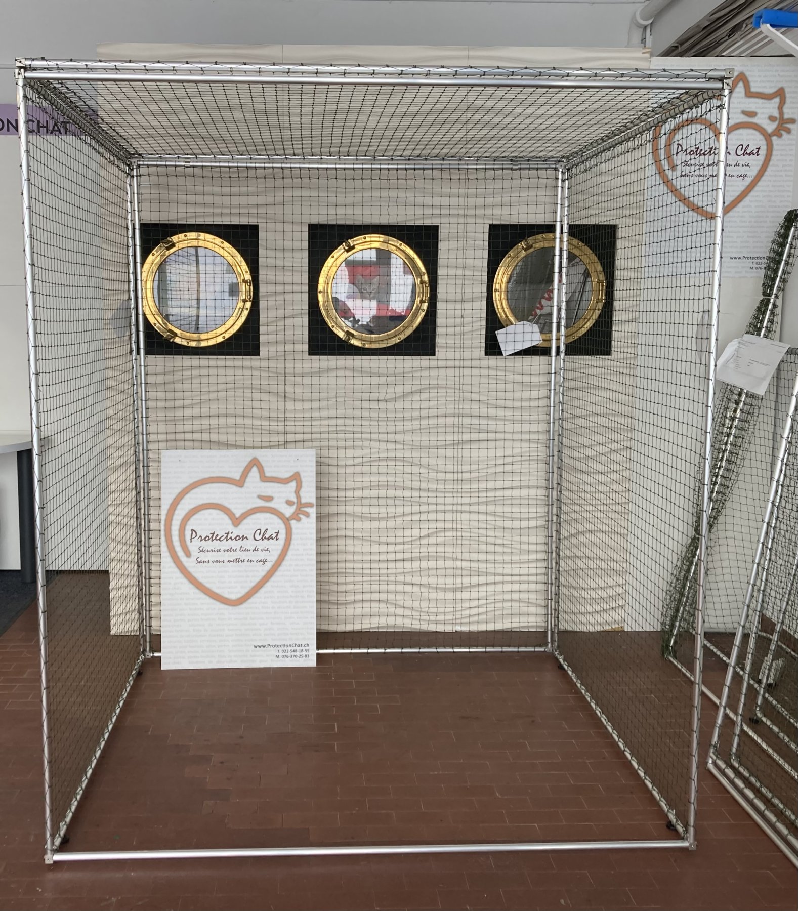 Catio 3 côtés avec couverture – 3