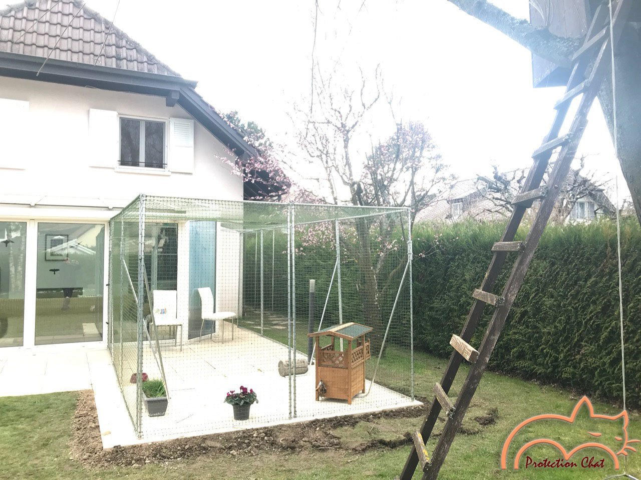 Catio 3 côtés avec couverture – 5
